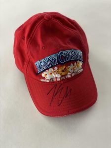 KENNY CHESNEY SIGNED AUTOGRAPH HAT CAP – SOMEWHERE IN THE SUN TOUR 2005 W/ JSA COLLECTIBLE MEMORABILIA