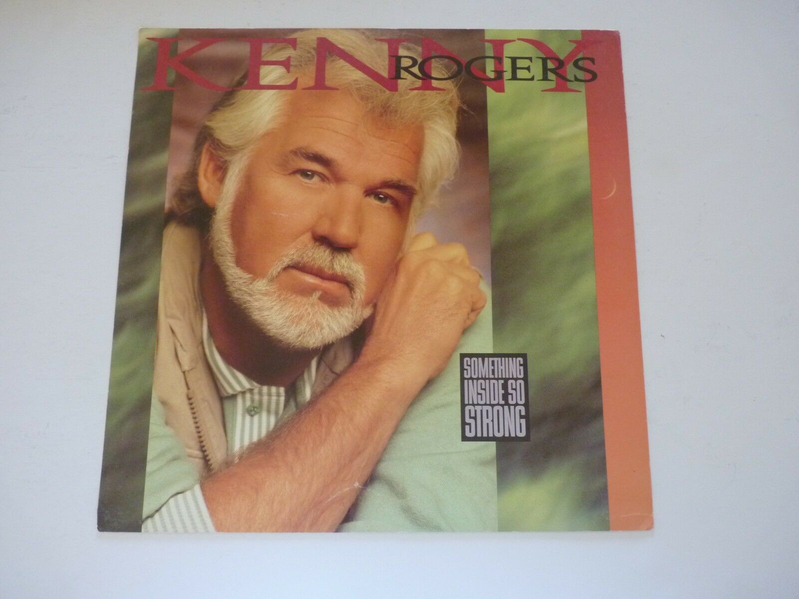 Kenny Rogers Something Inside So Strong Lp Record Photo Flat 12x12 