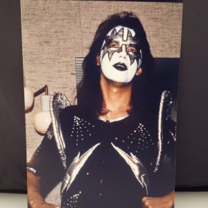 Kiss 1976 Sweden Backstage Candid Ace Frehley 8x12 Photo From Original Negative