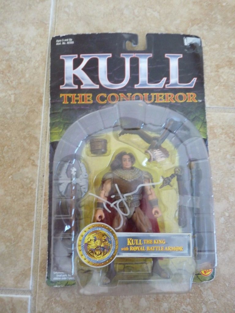 KULL THE CONQUERER KEVIN SORBO SIGNED ACTION FIGURE PSA GUARANTEED 5.5″ B5 COLLECTIBLE MEMORABILIA