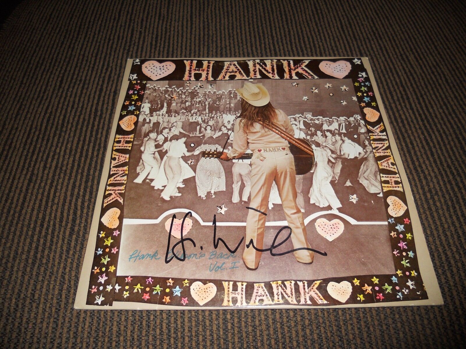 Leon Russell Hank Wilson Signed Autographed Back Vol 1 LP Album PSA Guaranteed