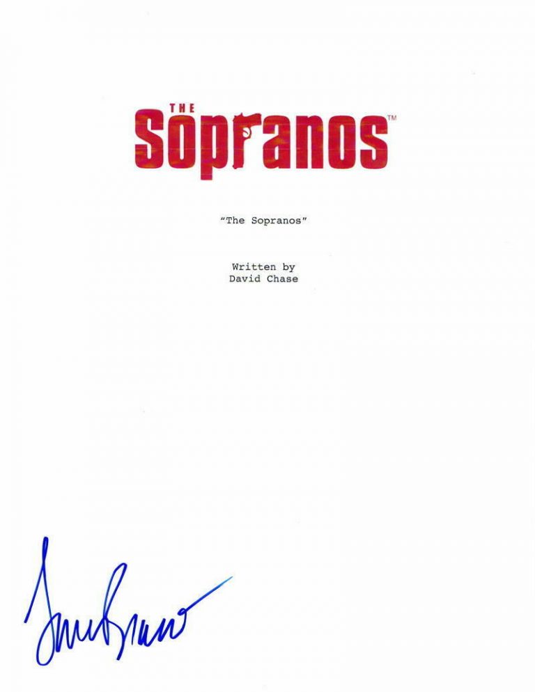 LORRAINE BRACCO SIGNED AUTOGRAPH THE SOPRANOS FULL PILOT SCRIPT – GOODFELLAS BAS COLLECTIBLE MEMORABILIA