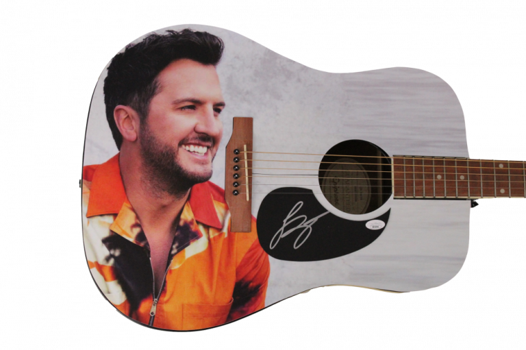 LUKE BRYAN SIGNED AUTOGRAPH ONE-OF-A-KIND GIBSON EPIPHONE – DOIN MY THING W/ JSA COLLECTIBLE MEMORABILIA
