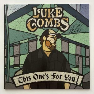 LUKE COMBS SIGNED AUTOGRAPH ALBUM VINYL RECORD – THIS ONE’S FOR YOU COUNTRY JSA COLLECTIBLE MEMORABILIA