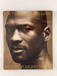 MICHAEL JORDAN SIGNED AUTOGRAPH FOR “THE LOVE OF THE GAME” BOOK – BASKETBALL UDA COLLECTIBLE MEMORABILIA