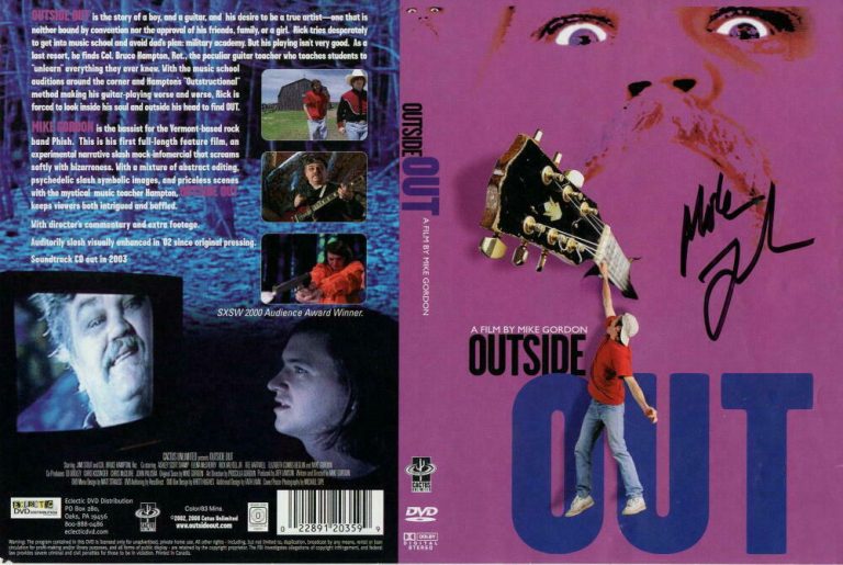 MIKE GORDON PHISH SIGNED AUTOGRAPH OUTSIDE OUT DVD COVER – JUNTA HOIST VERY RARE COLLECTIBLE MEMORABILIA