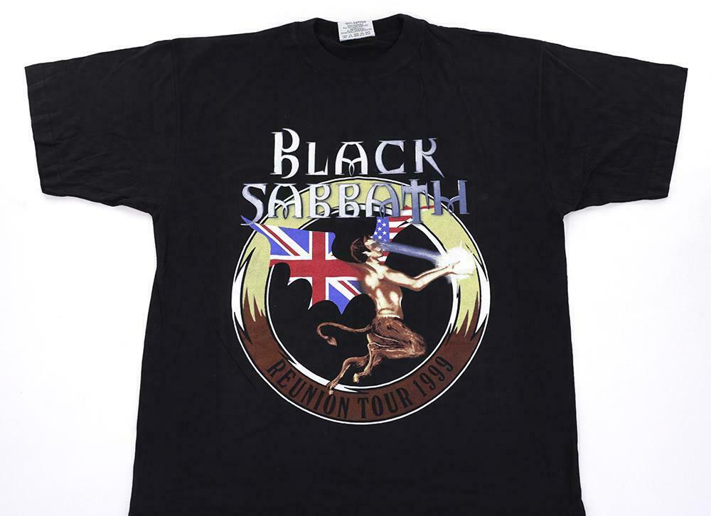 NEW Rare 1999 Ozzy Osbourne Black Sabbath Reunion Tour Vintage T-Shirt Men L #2