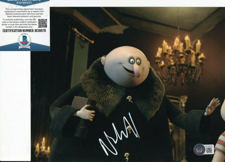 NICK KROLL SIGNED (THE ADDAMS FAMILY) FESTER MOVIE 8X10 PHOTO BECKETT BC18978 COLLECTIBLE MEMORABILIA
