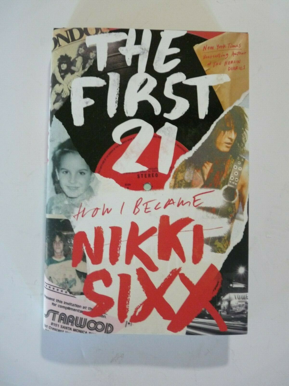 Nikki Sixx Motley Crue 21 Signed Autographed HB Book Beckett Certified ...