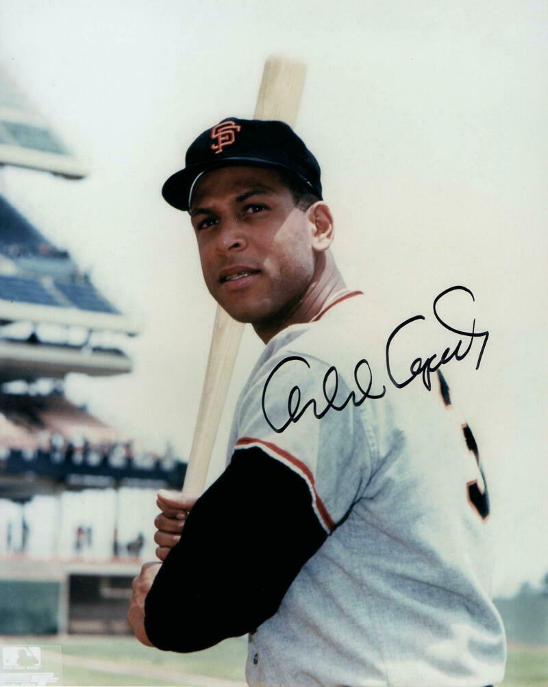 ORLANDO CEPEDA SIGNED AUTOGRAPH 8x10 PHOTO SAN FRANCISCO GIANTS