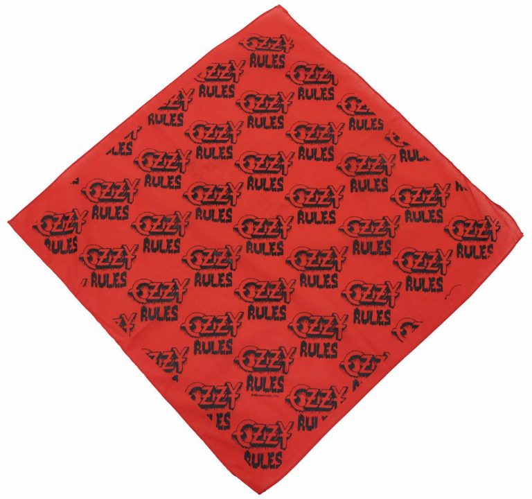 ozzy osbourne wearing bandana