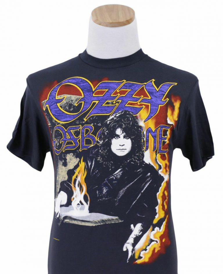 OZZY OSBOURNE 1989 MOSCOW MUSIC PEACE FESTIVAL TOUR VINTAGE T-SHIRT MEN L COLLECTIBLE MEMORABILIA