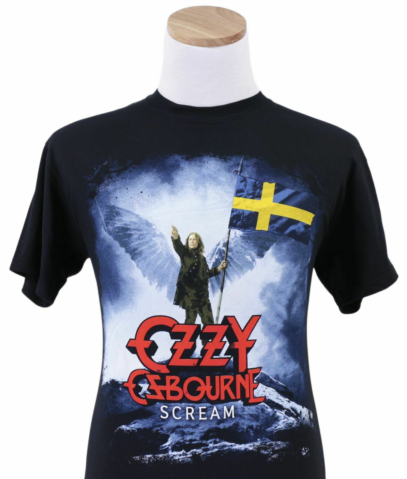 Ozzy Osbourne 2010 Scream Tour Sweden Vintage T-Shirt Men M