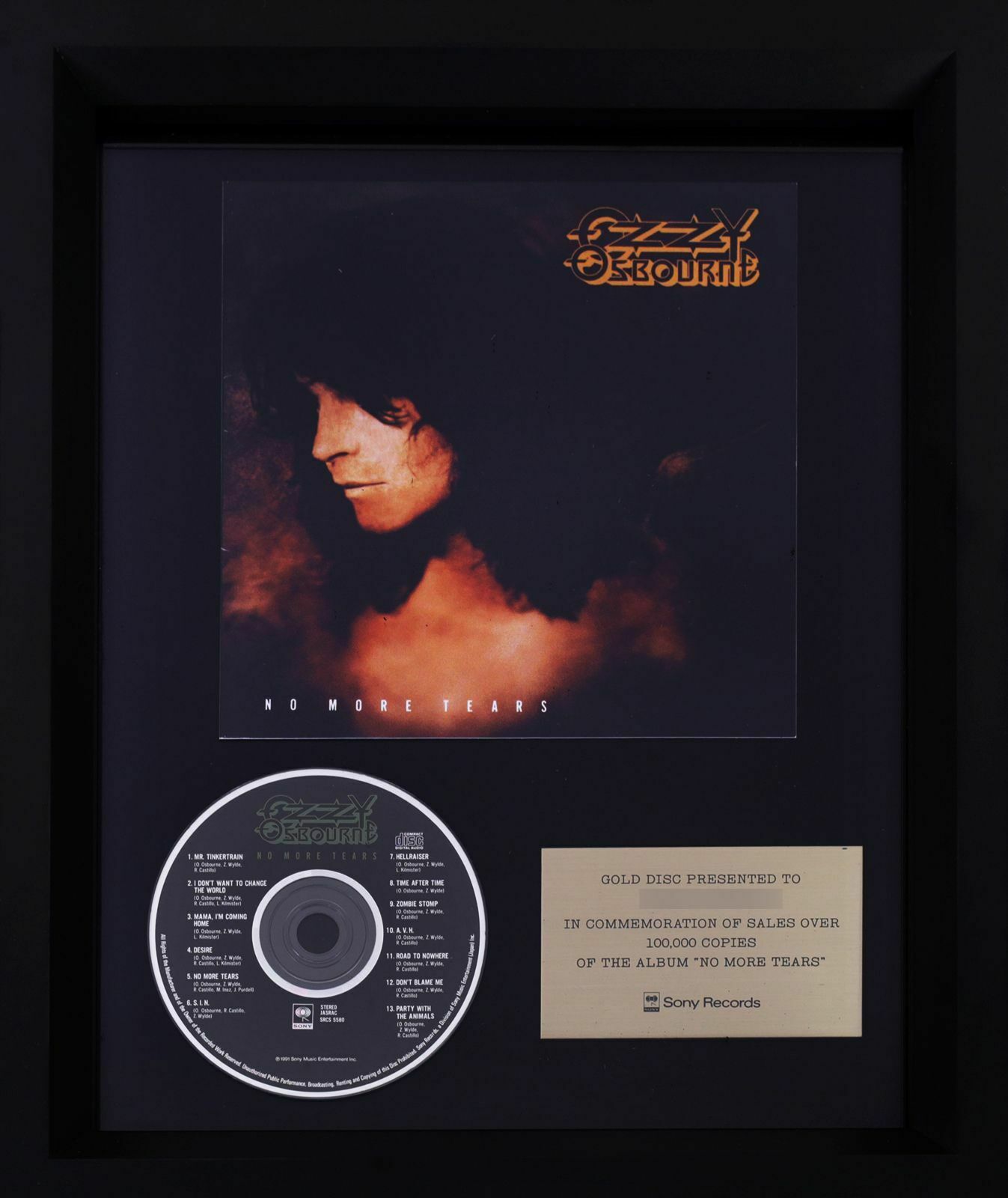 ozzy osbourne no more tears band