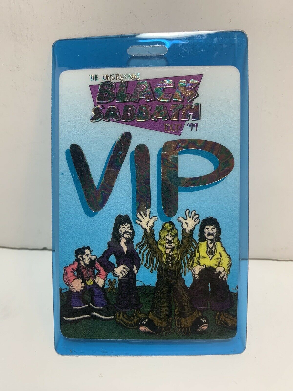 Ozzy Osbourne Sabbath 1999 Concert Tour Laminate Backstage Pass 100% Real READ