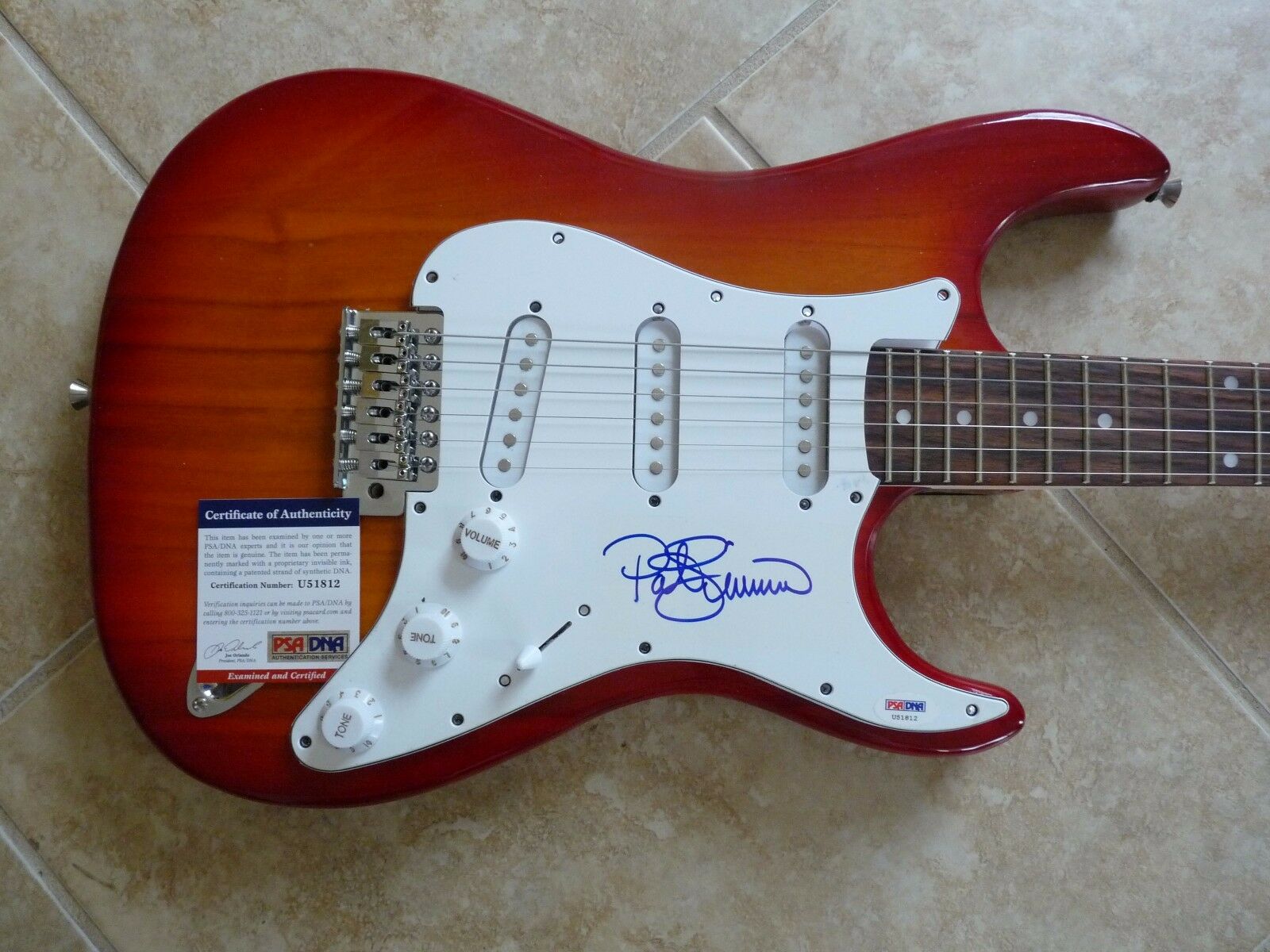 Pat Simmons Doobie Brothers Signed Autographed Electric Guitar PSA ...