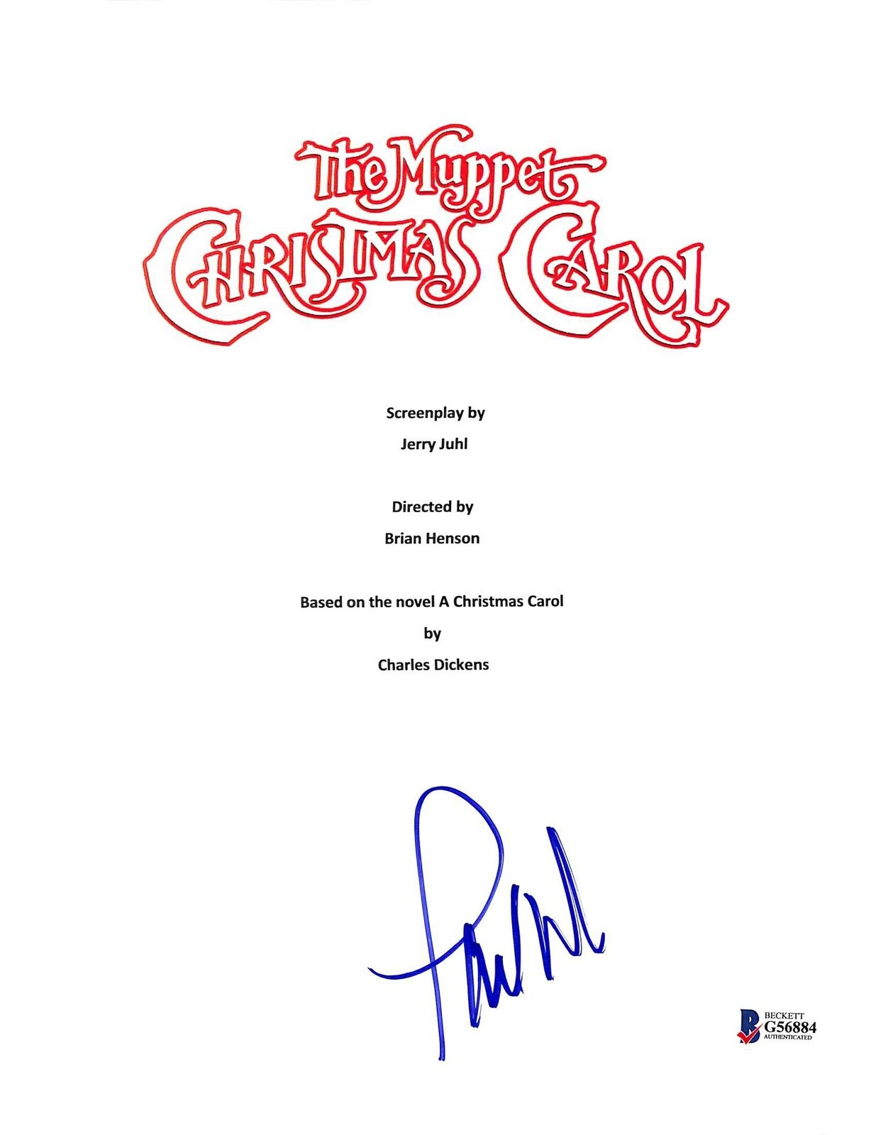 Muppet Christmas Carol Script 