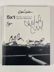 PEARL JAM BAND (X5) SIGNED AUTOGRAPH “5×1” PHOTO BOOK – EDDIE VEDDER ACOA & REAL COLLECTIBLE MEMORABILIA