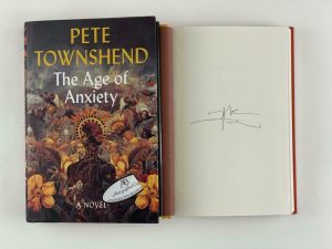 PETE TOWNSHEND SIGNED AUTOGRAPH “THE AGE OF ANXIETY” BOOK – THE WHO LEGEND RARE! COLLECTIBLE MEMORABILIA