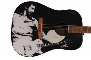 PETE TOWNSHEND SIGNED AUTOGRAPH CUSTOM GIBSON EPIPHONE GUITAR – THE WHO W/ JSA COLLECTIBLE MEMORABILIA