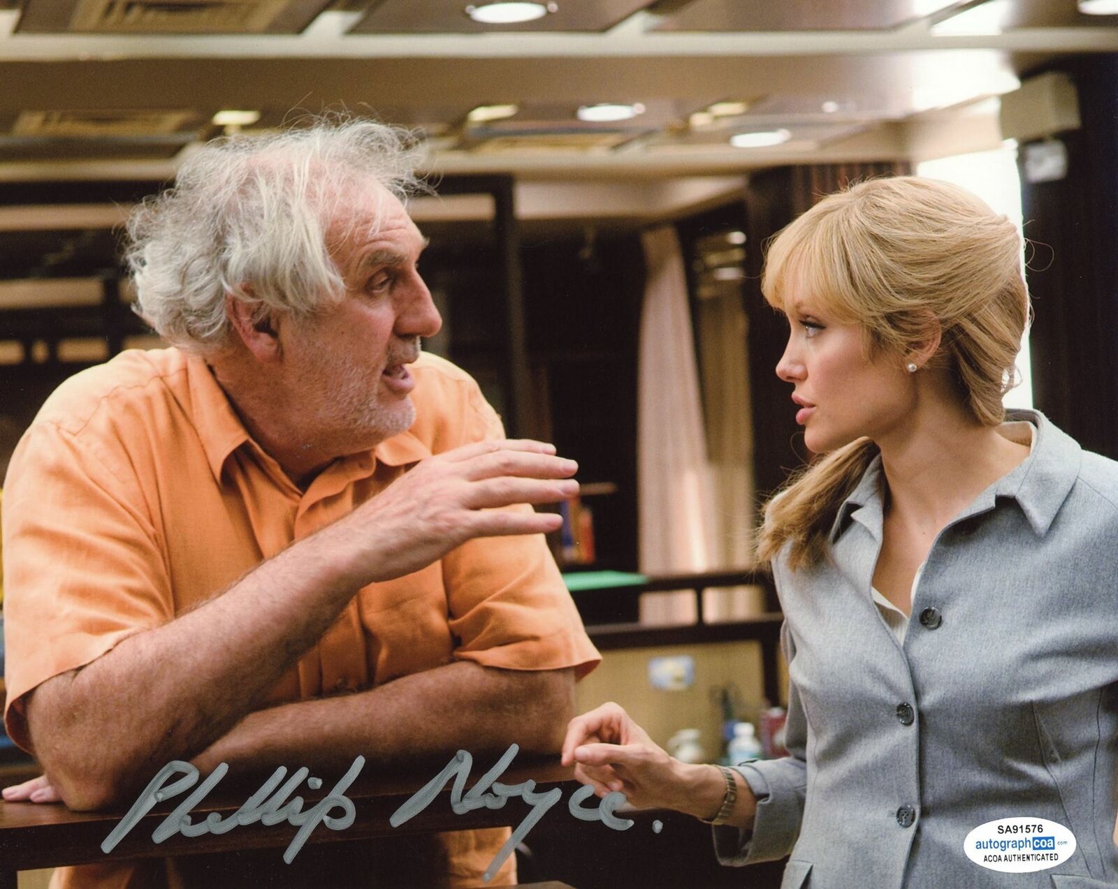 PHILLIP NOYCE SIGNED SALT X PHOTO ACOA Autographia