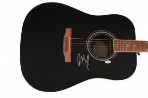 POST MALONE SIGNED AUTOGRAPH GIBSON EPIPHONE ACOUSTIC GUITAR – STONEY W/ JSA COLLECTIBLE MEMORABILIA