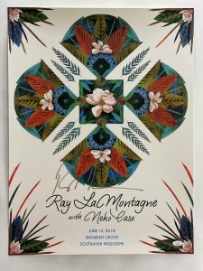 RAY LAMONTAGNE SIGNED AUTOGRAPH 18X24 CONCERT TOUR POSTER – JUNE 13 2018 JSA COLLECTIBLE MEMORABILIA