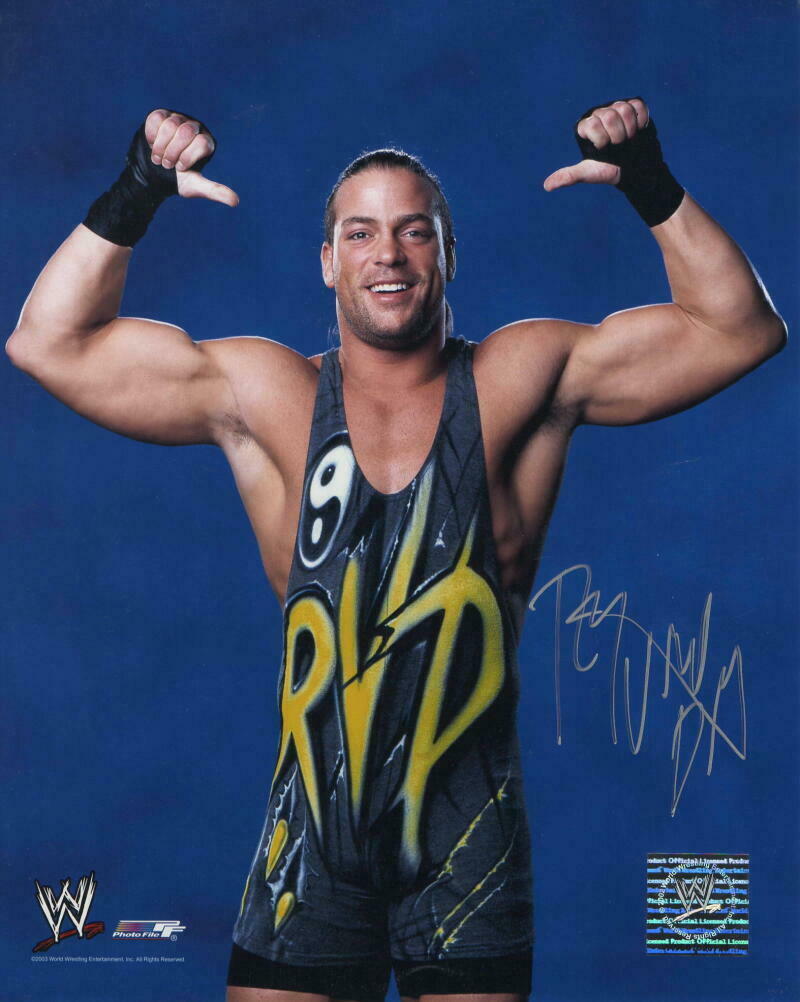 Rob Van Dam Autographed TNA 8x10 Promo Photo P-132 RVD WWE ECW 