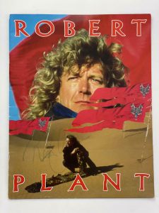 ROBERT PLANT LED ZEPPELIN SIGNED AUTOGRAPH ’88 NOW AND ZEN TOUR PROGRAM REAL COA COLLECTIBLE MEMORABILIA