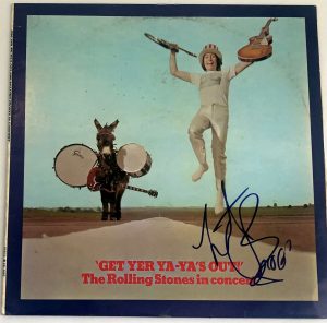 ROLLING STONES CHARLIE WATTS AUTOGRAPHED GET YER YA-YA’S OUT ALBUM COVER 2006 COLLECTIBLE MEMORABILIA