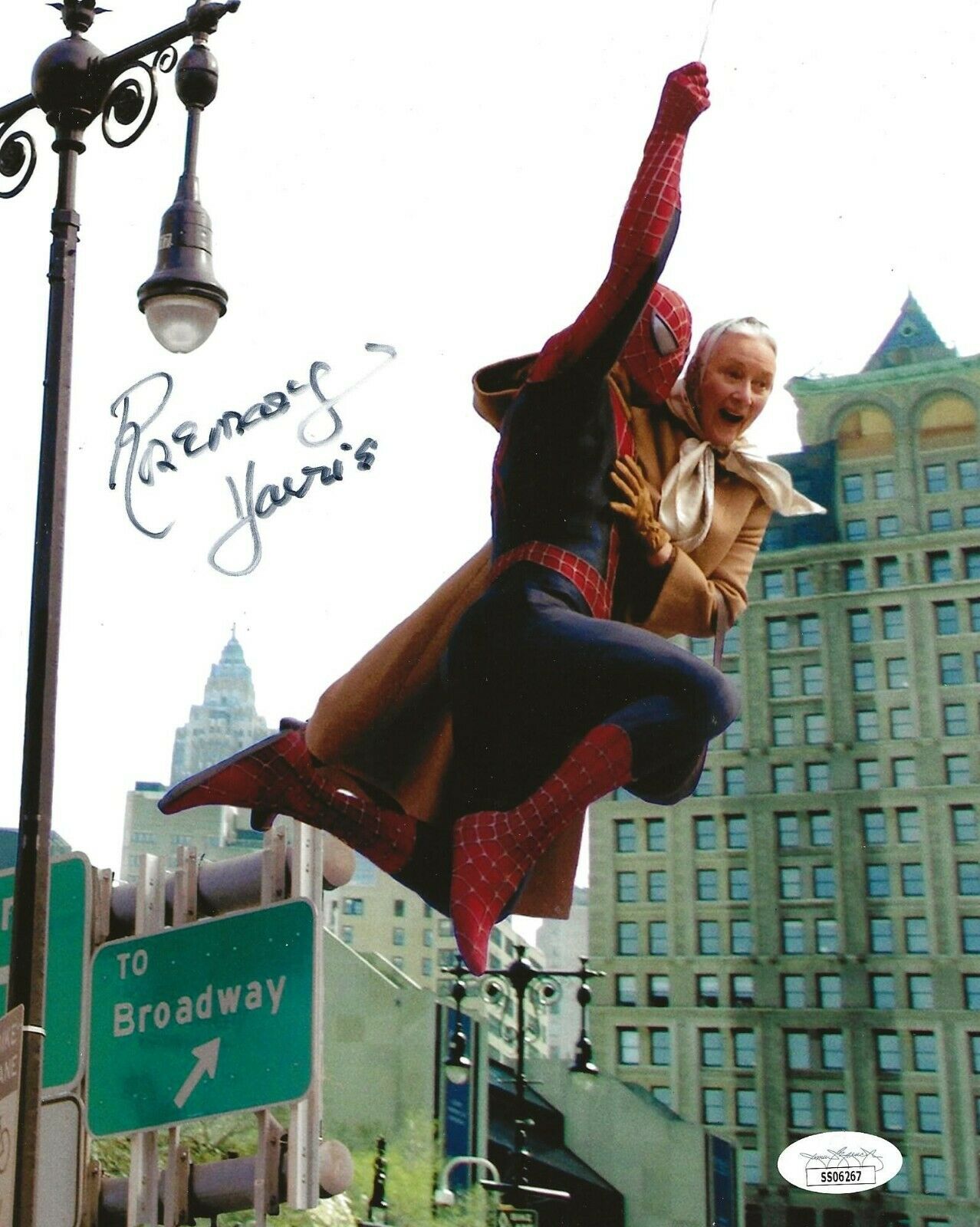 Rosemary Harris signed SpiderMan 8x10 photo autographed Aunt May