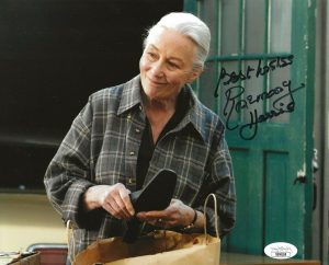 ROSEMARY HARRIS SIGNED SPIDER-MAN 8×10 PHOTO AUTOGRAPHED AUNT MAY PARKER 5 JSA COLLECTIBLE MEMORABILIA