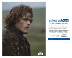 SAM HEUGHAN “OUTLANDER” AUTOGRAPH SIGNED ‘JAMIE FRASER’ 8×10 PHOTO B ACOA COLLECTIBLE MEMORABILIA