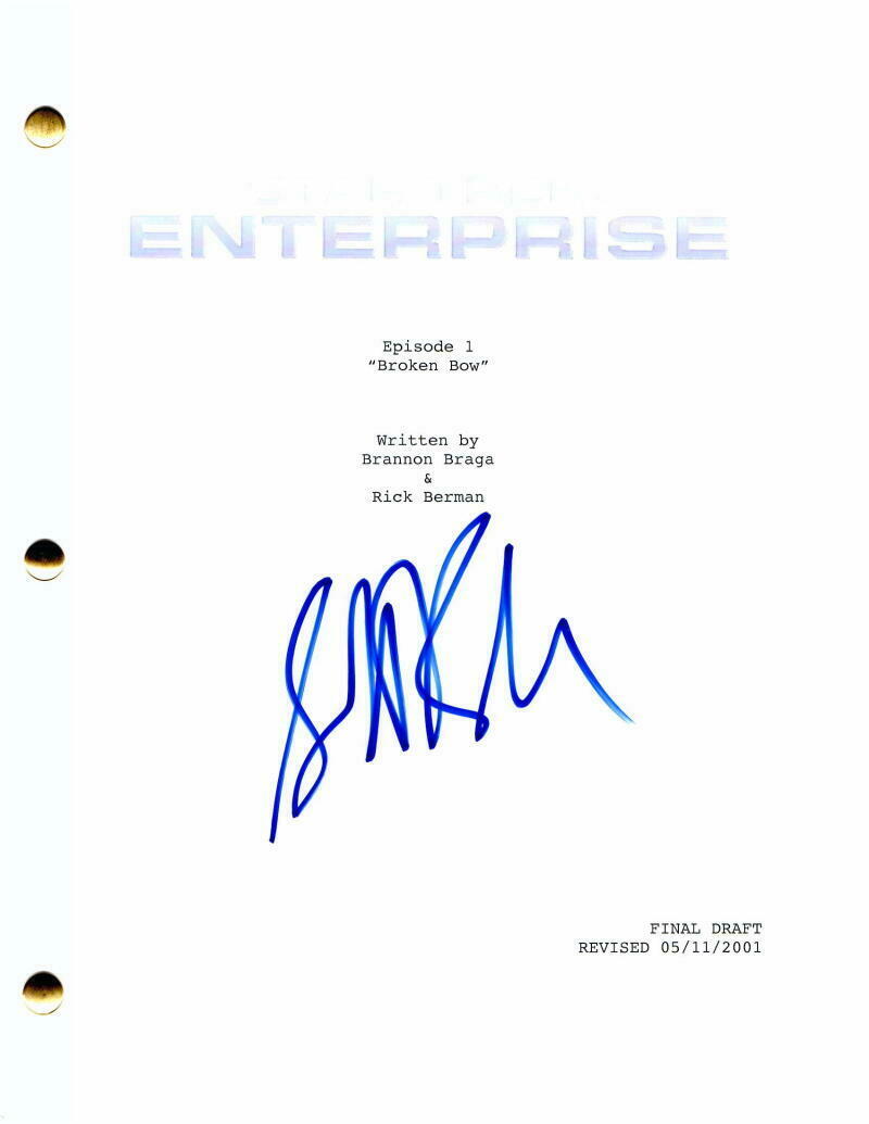 SCOTT BAKULA SIGNED AUTOGRAPH STAR TREK ENTERPRISE FULL PILOT SCRIPT ...