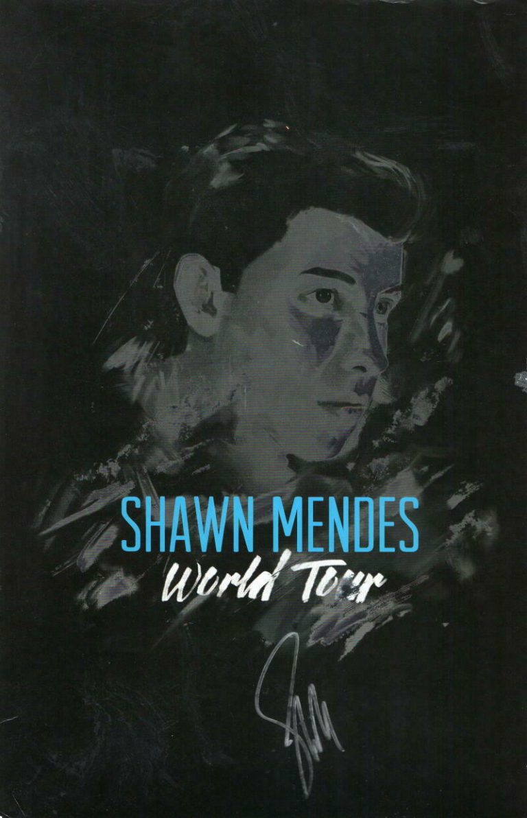 SHAWN MENDES SIGNED AUTOGRAPH 11X17 CONCERT TOUR POSTER – ILLUMINATE WONDER STAR COLLECTIBLE MEMORABILIA