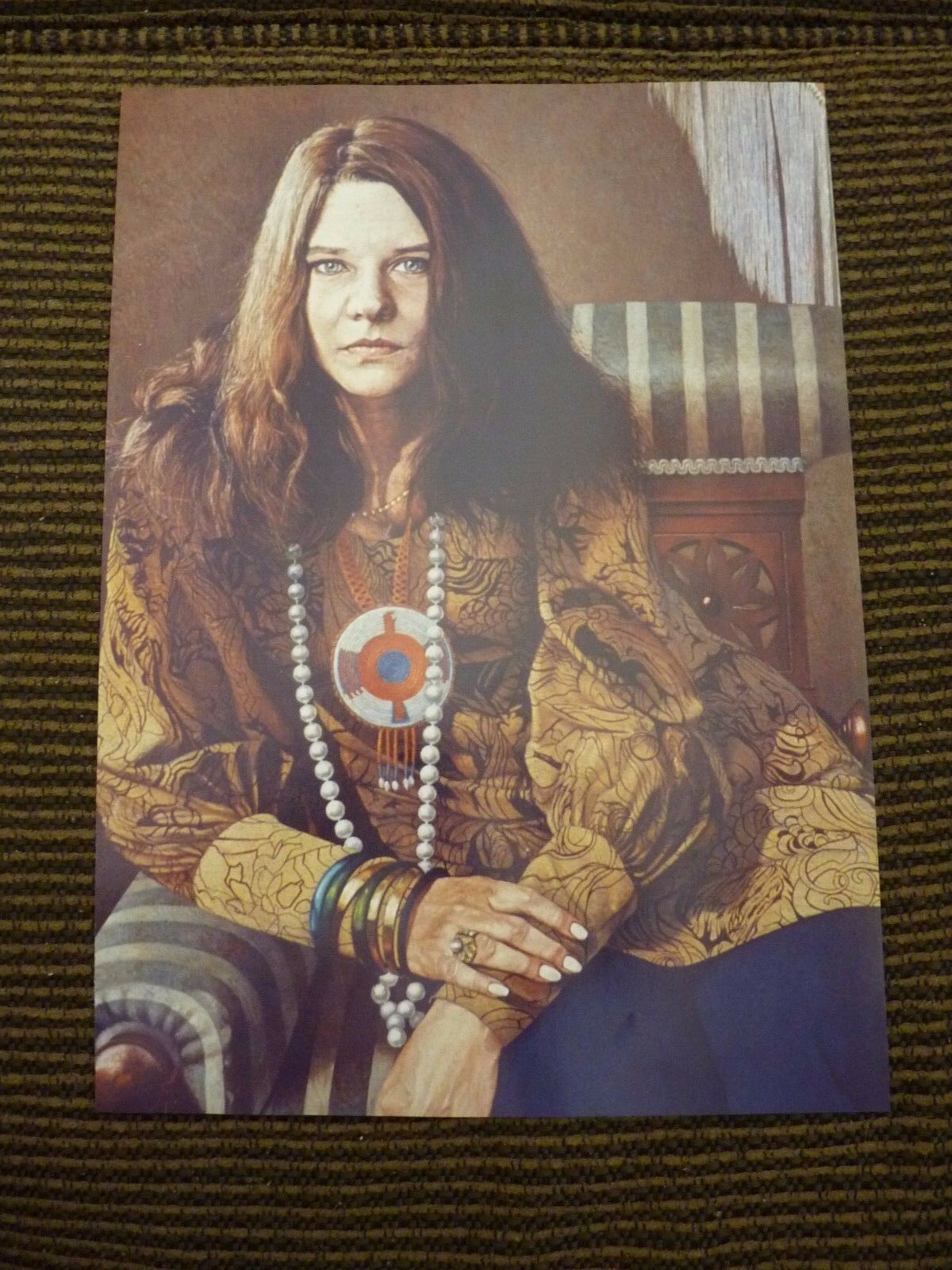 Single Page Janis Joplin Playboy Coffee Table Book Photo Autographia