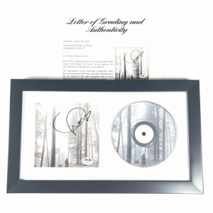 TAYLOR SWIFT SIGNED CD COVER FRAMED PSA/DNA LOA AUTO GRADE 10 COLLECTIBLE MEMORABILIA