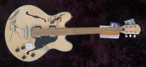 TED NUGENT SIGNED AUTOGRAPHED GUITAR W/ LYRICS PSA OR BAS GUARANTEED #2 PROOF COLLECTIBLE MEMORABILIA