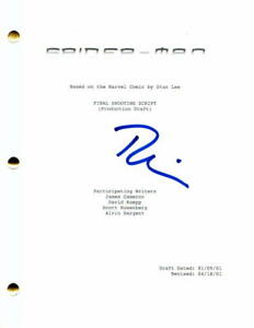 TOBEY MAGUIRE SIGNED AUTOGRAPH SPIDER-MAN FULL MOVIE SCRIPT - VERY RARE!