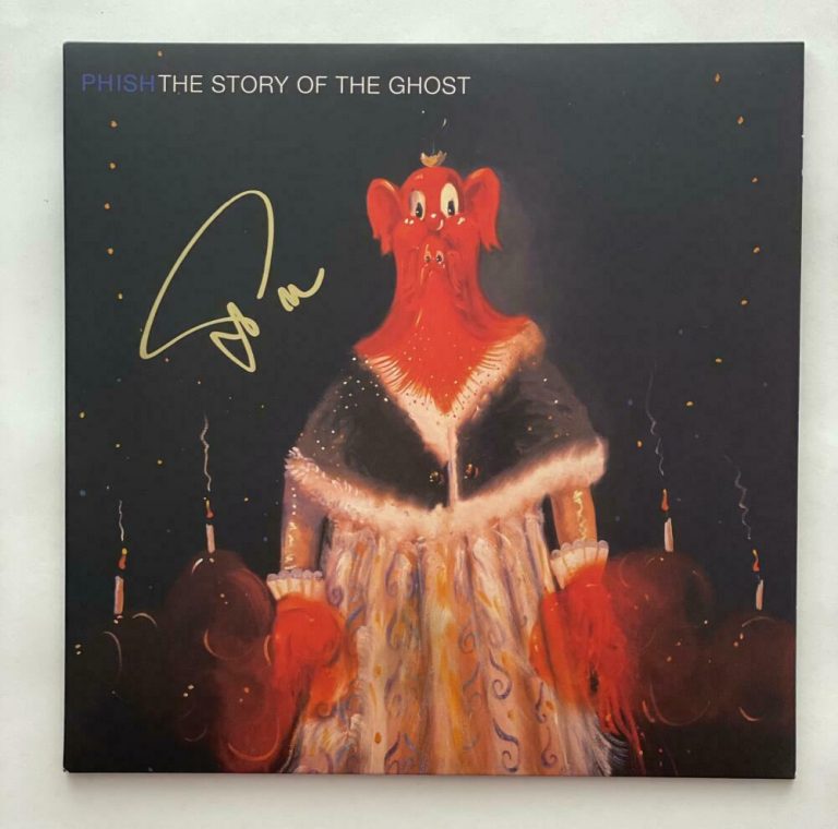 TREY ANASTASIO PHISH SIGNED AUTOGRAPH ALBUM RECORD – THE STORY OF THE GHOST JSA COLLECTIBLE MEMORABILIA