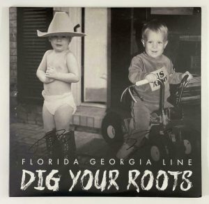 TYLER HUBBARD & BRIAN KELLEY SIGNED AUTOGRAPH ALBUM RECORD FLORIDA GEORGIA LINE COLLECTIBLE MEMORABILIA