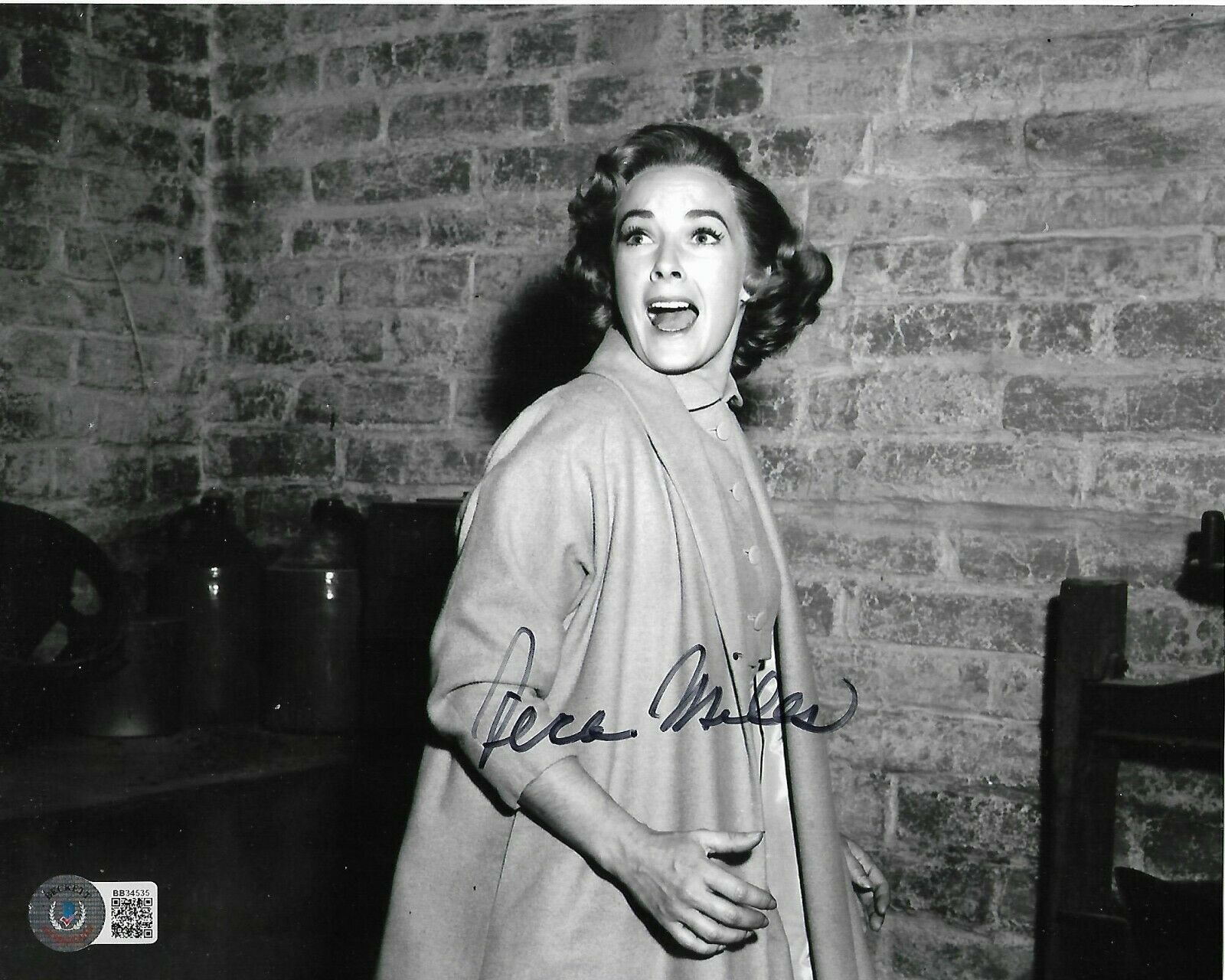 VERA MILES AUTOGRAPHED SIGNED ALFRED HITCHCOCK PSYCHO BAS COA 8X10 ...