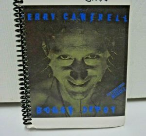 VINTAGE JERRY CANTRELL BOGGY DEPOT 1998 TOUR ITINERARY 2ND LEG METALLICA POCKET2 COLLECTIBLE MEMORABILIA