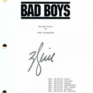 WILL SMITH SIGNED AUTOGRAPH BAD BOYS FULL MOVIE SCRIPT - MARTIN LAWRENCE, RARE!