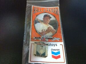 Willie Mays Giants Baseball Pin 1980's Chevron Promo