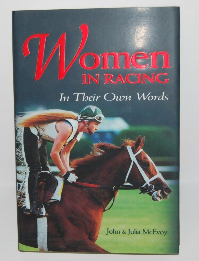 WOMEN IN HORSE RACING SIGNED HARDCOVER BOOK (JOHN & JULIA MCEVOY) W/COA COLLECTIBLE MEMORABILIA