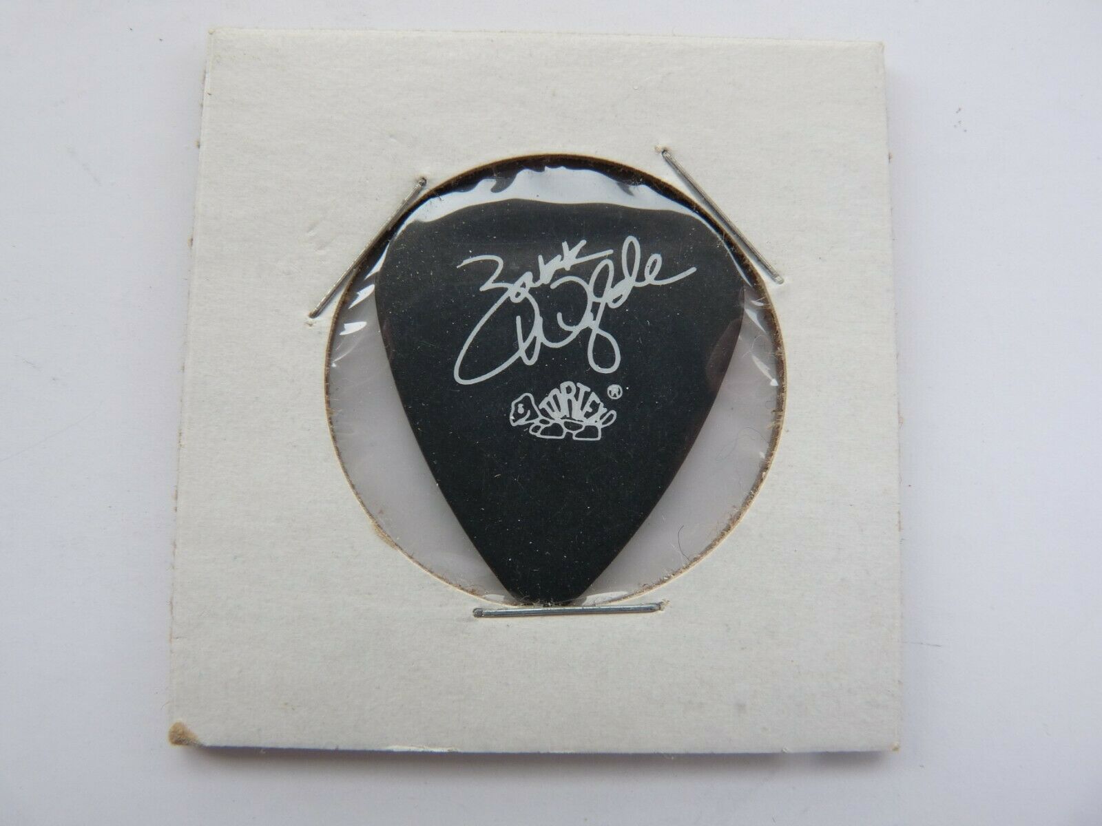 ZAKK WYLDE BLS OZZY OLDER BLACK BLANK BACK TOUR ISSUED GUITAR PICK RARE ...