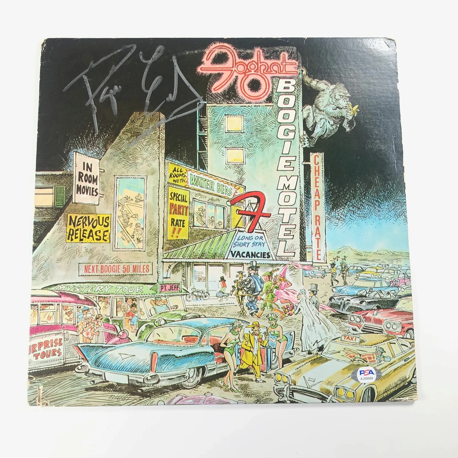 Copy of Billy Idol Signed Vinyl Cover PSA/DNA Autographed The Roadside