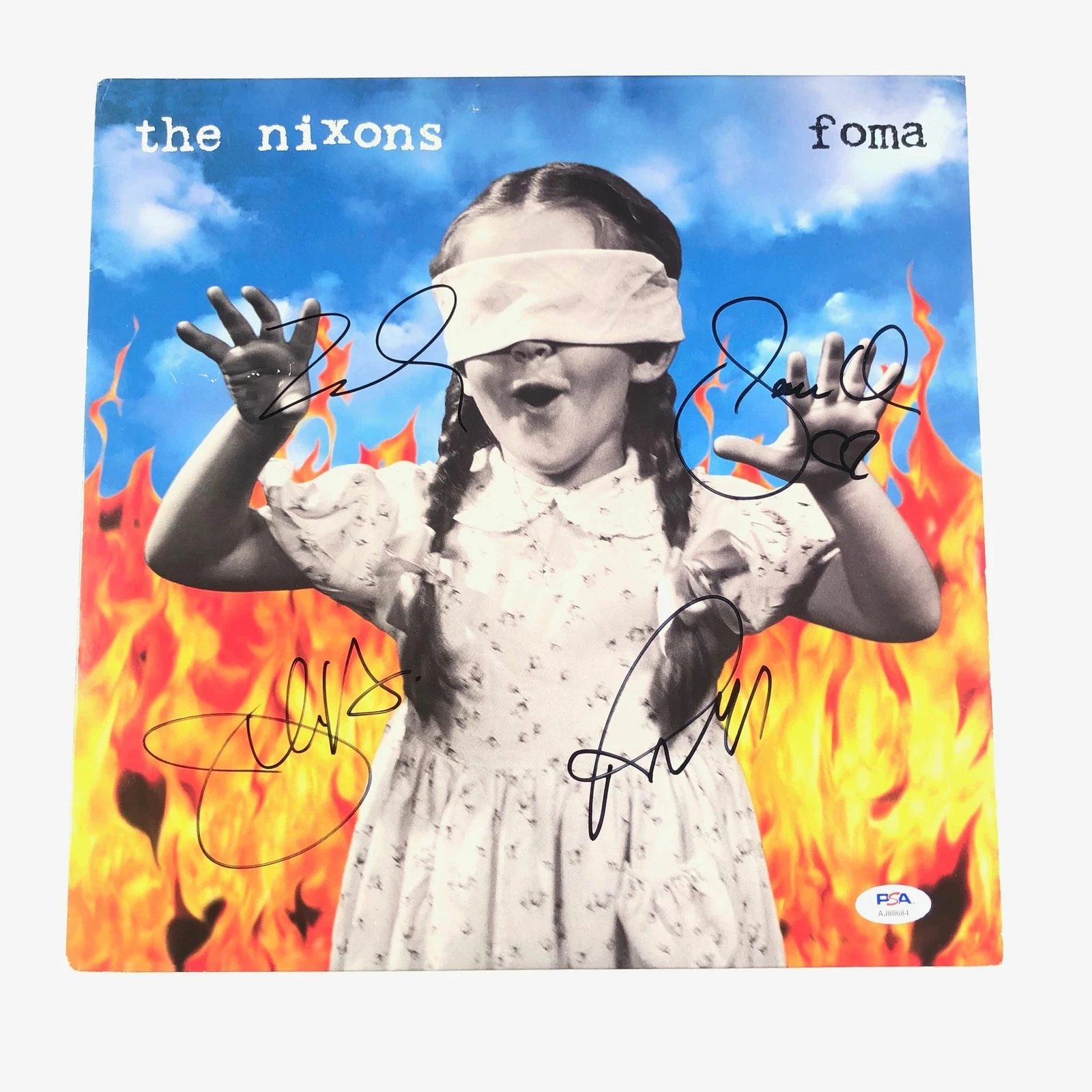 The Nixons Signed Foma Vinyl Cover PSA/DNA Autographed