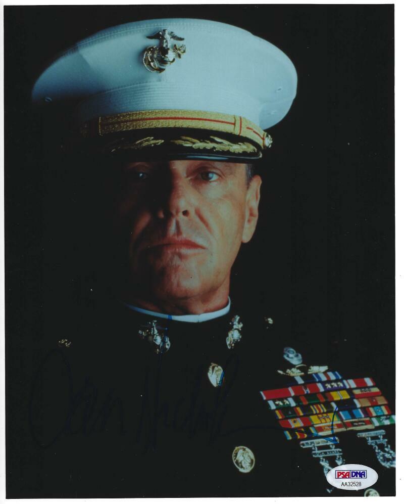 JACK NICHOLSON SIGNED A FEW GOOD MEN 8X10 PHOTO AUTHENTIC AUTOGRAPH PSA/DNA COA